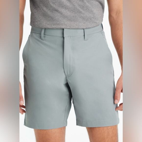Fabletics The Only Short 8" In Shadow Grey Size M Athleisure Business Casual - Picture 2 of 16